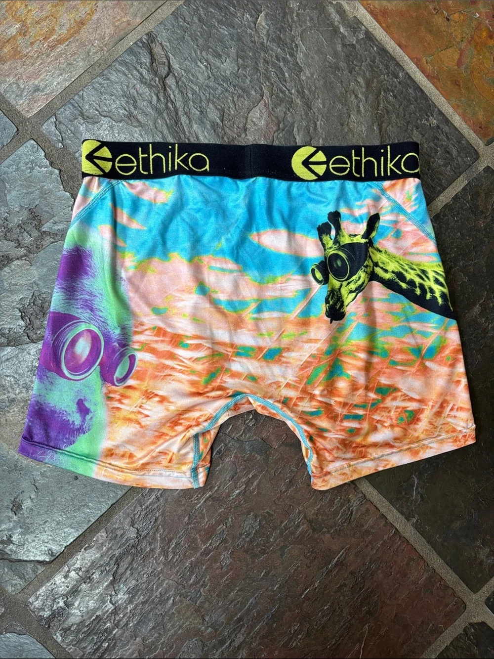 ethika Neon Safari Print Boxer Briefs